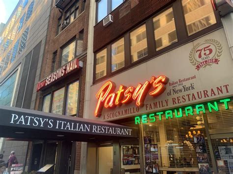 Patsy's restaurant new york - Established in 1933. Patsy's Pizzeria first opened its New York City location at 2287 1st Avenue in 1933, having been the dream of immigrant newlyweds Pasquale 'Patsy' and Carmella Lancieri. Patsy's Pizzeria quickly established itself as a family style, old-fashioned neighborhood restaurant. Patsy's Pizzeria catered to the growing population of Italian immigrants who longed for the cuisine of ... 